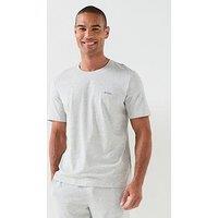 Boss Mix & Match Regular Fit Loungewear T-Shirt - Light Grey