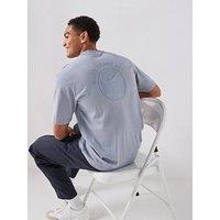 Boss Ts_Union Grx High Neck Relaxed Fit T-Shirt - Grey