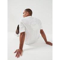 Boss High Neck Relaxed Fit T-Shirt - White