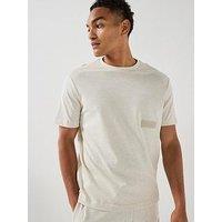 Boss Regular Rubber Logo Tops - Off White