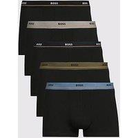 Boss 5 Pack Essential Waistband Trunks - Black