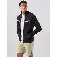 Boss Bodywear Authentic Lounge Zip Top - Black