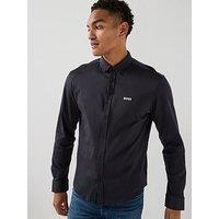 Boss St_Motion Long Sleeve Regular Fit Shirt - Navy