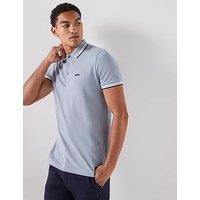 Boss Paddy Regular Fit Tipping Polo Shirt - Dark Grey