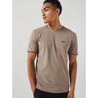 Boss Taul Regular Fit Stretch Pique T-Shirt - Light Green