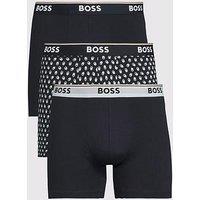 Boss 3 Pack Power Design Boxer Briefs - Blue
