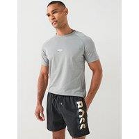 Boss Bodywear Slim Fit Stripe T-Shirt - Grey