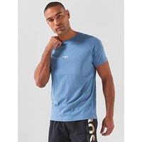 Boss Bodywear Rn Slim Fit Stripe T-Shirt - Light Blue