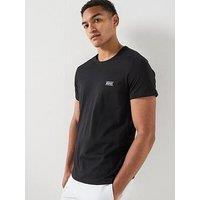 Boss Bodywear Tn365 Regular Fit Logo Lounge T-Shirt - Black