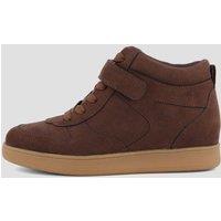 The Very Collection Womens Wedge Touch Close Strap Trainers - Brown