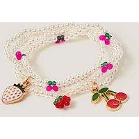 Monsoon Girls 4 Pack Fruit Salad Bracelets