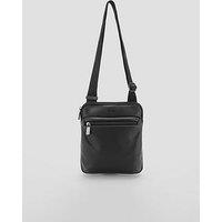 Boss Jace Envelope Pu Crossbody Bag - Black