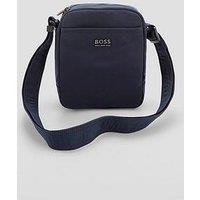 Boss Eryk_Ns Zip Nylon Crossbody Bag - Navy