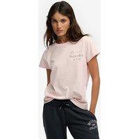 Superdry Luxe Casual Classic T-Shirt - Pink