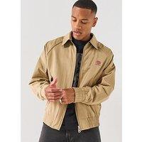 Hugo Bartus2631 Reversible Lightweight Harrington Jacket - Beige