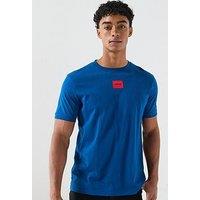 Hugo Diragolino212 Centre Patch Logo T-Shirt - Bright Blue