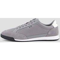 Boss Nitan Mix Material Runner Trainers - Grey
