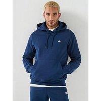 Adidas Originals Mens Essentialong Sleeve Hoodie - Blue