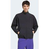 Adidas Sportswear Mens Zne Woven Track Top - Black