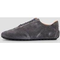 Boss Noel Suede Low Profile Trainers - Dark Grey