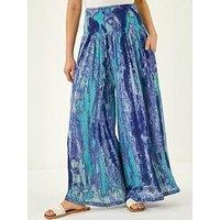 Roman Abstract Palazzo Trouser