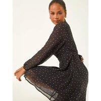 Roman Petite Spot Print Dress
