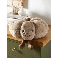 Smart Autumn Pumpkin Plush Autumn Decoration - Taupe