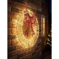 Three Kings Lit & Galaxy Christmas & Wreath - Warm White - 60Cm