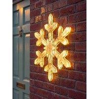 Three Kings Aura Snowflake Outdoor Christmas & Light - 60 Cm