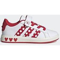 Adidas Sportswear Kids' Disney Minnie Mouse Grand Court Trainers - White