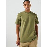 Hugo Dapolino Centre Logo Relaxed Fit T-Shirt - Green
