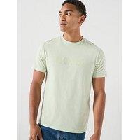 Boss Te_Logo Central Large Logo T-Shirt - Light Green