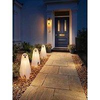 Smart Halloween 3 Ghost Stake Light Outdoor Halloween Decorations