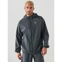 Adidas Originals Tech Trefoil Essentials Windbreaker - Night Grey