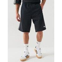 Adidas Originals Mens 3 Stripe Shorts - Black