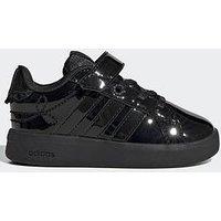 Adidas Sportswear Infant Girls Grand Court 3.0 Elastic Shoes - Black