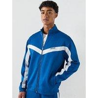 Hugo Darti Full Zip Sweat Top - Bright Blue