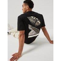 Boss Te_Frame Back Graphic T-Shirt - Black