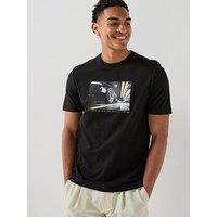 Boss Te_Motors Car Graphic T-Shirt - Black