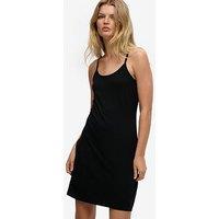 Superdry Mini Jersey Cami Dress - Black