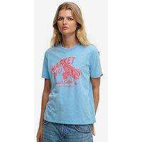 Superdry Roadside Trade Relaxed T-Shirt - Blue