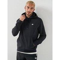 Adidas Originals Mens Essentialong Sleeve Hoodie - Black