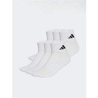Adidas Sportswear Mens Essentials Ankle Socks 6P - White