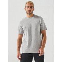 Adidas Originals Trefoil Essentials T-Shirt - Medium Grey Heather