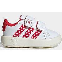 Adidas Sportswear Infant Grand Court Minnie Mouse Trainers - White