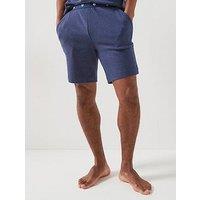 Hugo Bodywear Azuri Spaced Logo Lounge Shorts - Navy