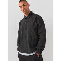 Boss Layok_M Nylon Overshirt - Black