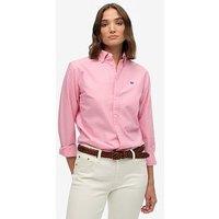 Superdry Slim Oxford Long Sleeves Shirt - Pink