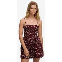 Superdry Corset Cami Mini Dress - Red