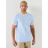 Adidas Originals Mens 3 Stripe T-Shirt - Blue